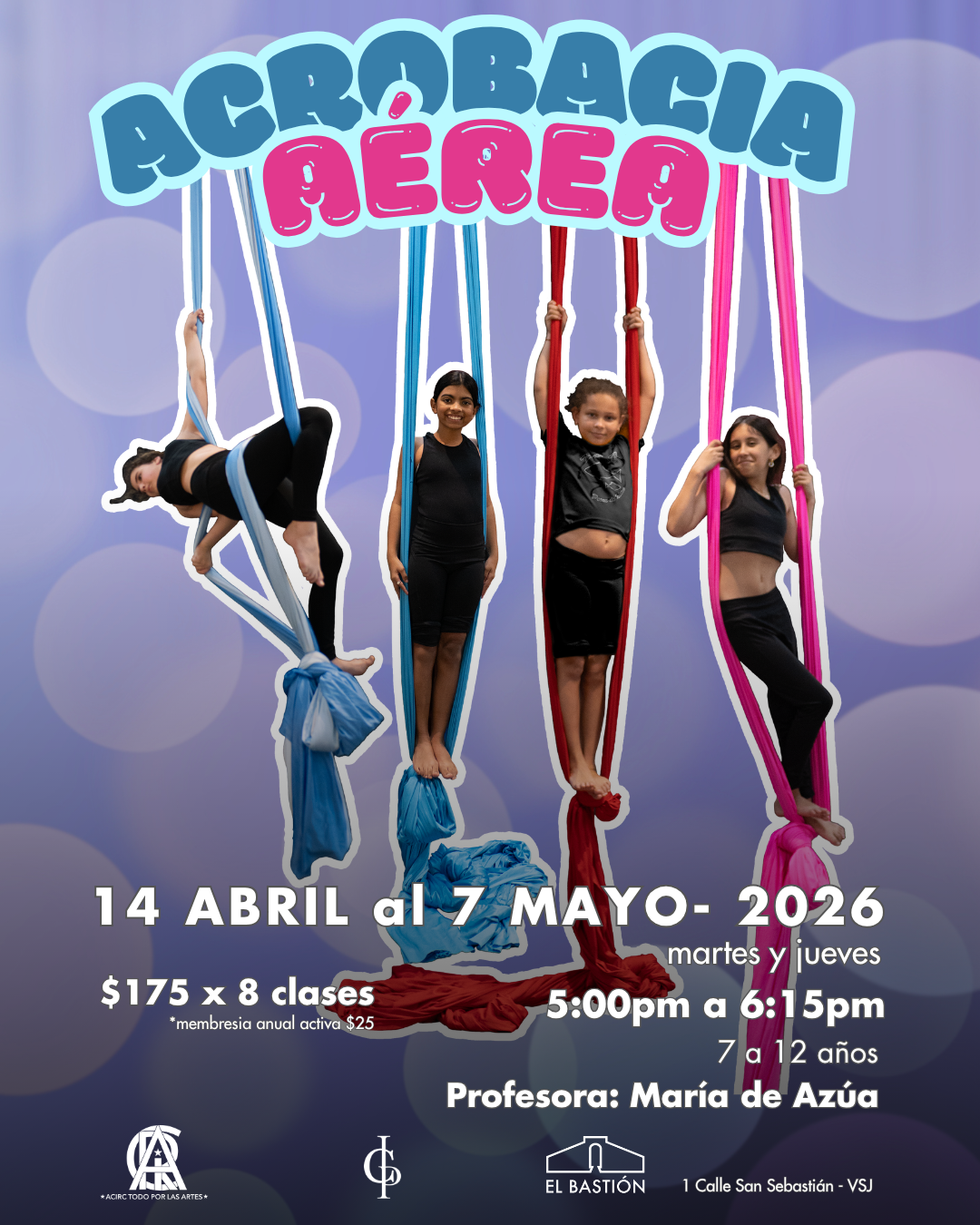 Acrobacia aérea – Niños